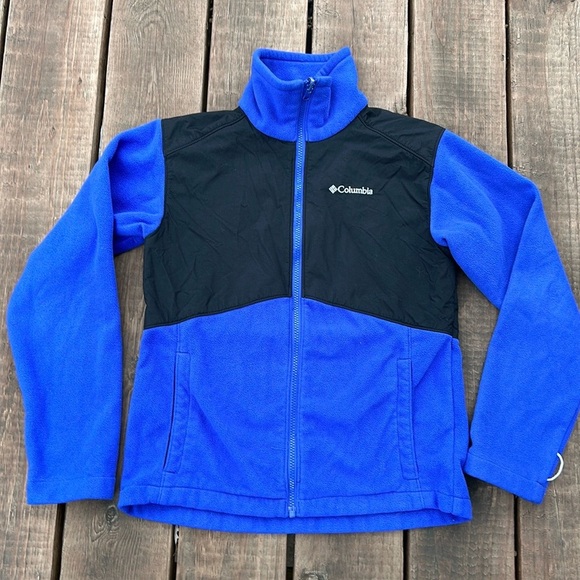 COLUMBIA SPORTSWEAR YOUTH GIRLS FULL ZIP UP FLEECE JACKET. Size 14/16. - Picture 1 of 5